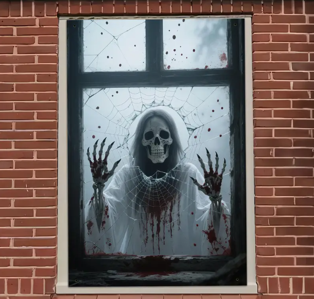 Gadget di Halloween davvero imperdibili adesivi per finestra scheletro halloween