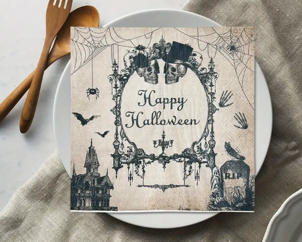 tovagliolini di carta halloween Gadget di Halloween davvero imperdibili
